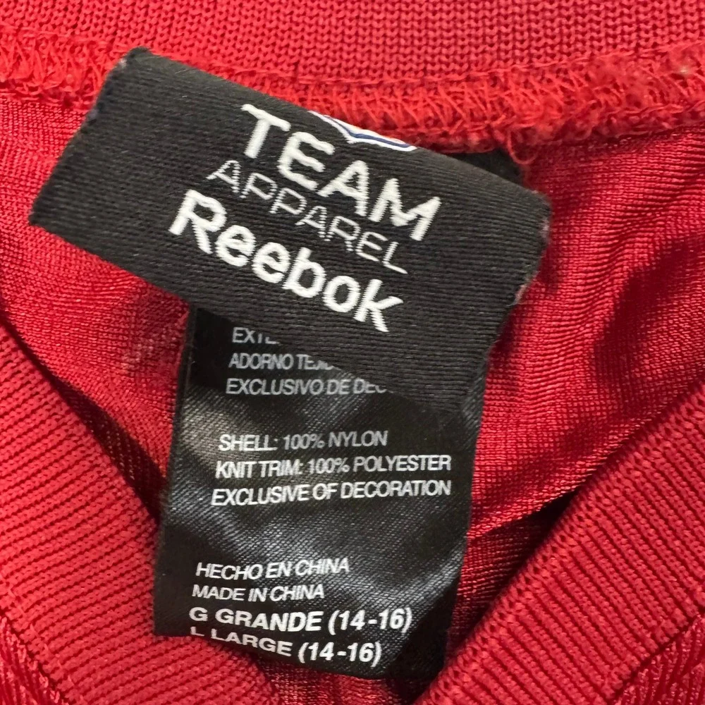 Reebok fan numerals apparel